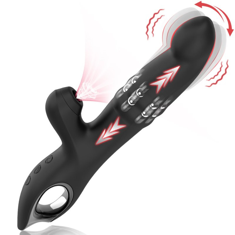MyPlayToys Vibro Rabbit Vibections 14 x 3.5cm Noir